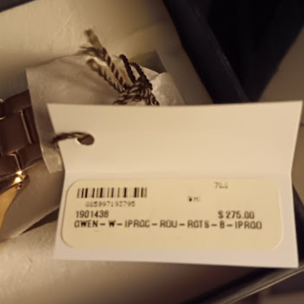 JUICY COUTURE GWEN ROSE GOLD CHRONOGRAPH WATCH~NEW - Picture 6 of 14